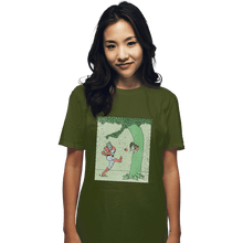 Load image into Gallery viewer, Secret_Shirts T-Shirts, Unisex / Small / Military Green Captn Planet