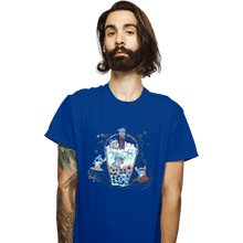 Load image into Gallery viewer, Secret_Shirts T-Shirts, Unisex / Small / Royal Blue Boba Stitch
