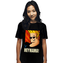 Load image into Gallery viewer, Daily_Deal_Shirts T-Shirts, Unisex / Small / Black Hey Mama!