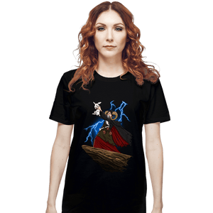 Daily_Deal_Shirts T-Shirts, Unisex / Small / Black The Rabbit King