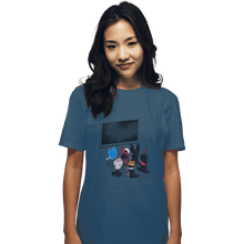 Load image into Gallery viewer, Shirts T-Shirts, Unisex / Small / Indigo Blue School Of Villains