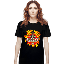 Load image into Gallery viewer, Secret_Shirts T-Shirts, Unisex / Small / Black Big Blocks