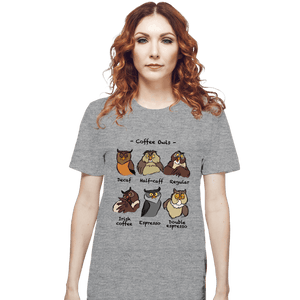 Daily_Deal_Shirts T-Shirts, Unisex / Small / Sports Grey Coffee Owls