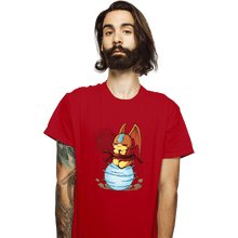 Load image into Gallery viewer, Daily_Deal_Shirts T-Shirts, Unisex / Small / Red Digi Air Bending