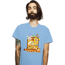 Load image into Gallery viewer, Daily_Deal_Shirts T-Shirts, Unisex / Small / Powder Blue Anime Bus