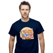 Load image into Gallery viewer, Shirts T-Shirts, Unisex / Small / Navy Ramen Cart