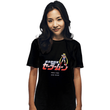 Load image into Gallery viewer, Shirts T-Shirts, Unisex / Small / Black Sailor Pixels