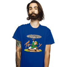 Load image into Gallery viewer, Daily_Deal_Shirts T-Shirts, Unisex / Small / Royal Blue Destructo Sword