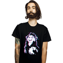Load image into Gallery viewer, Daily_Deal_Shirts T-Shirts, Unisex / Small / Black Glitched Scar