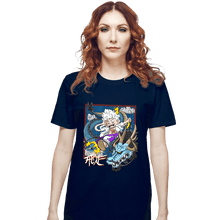 Load image into Gallery viewer, Secret_Shirts T-Shirts, Unisex / Small / Navy Dragon Fight