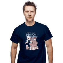 Load image into Gallery viewer, Shirts T-Shirts, Unisex / Small / Navy Magicat Academy