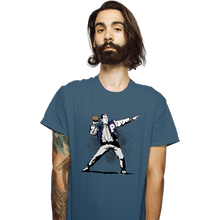 Load image into Gallery viewer, Daily_Deal_Shirts T-Shirts, Unisex / Small / Indigo Blue Touchdown