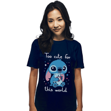 Load image into Gallery viewer, Shirts T-Shirts, Unisex / Small / Navy Too Cute For This World
