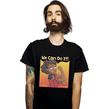 Load image into Gallery viewer, Shirts T-Shirts, Unisex / Small / Black Lower Decks Can Do It