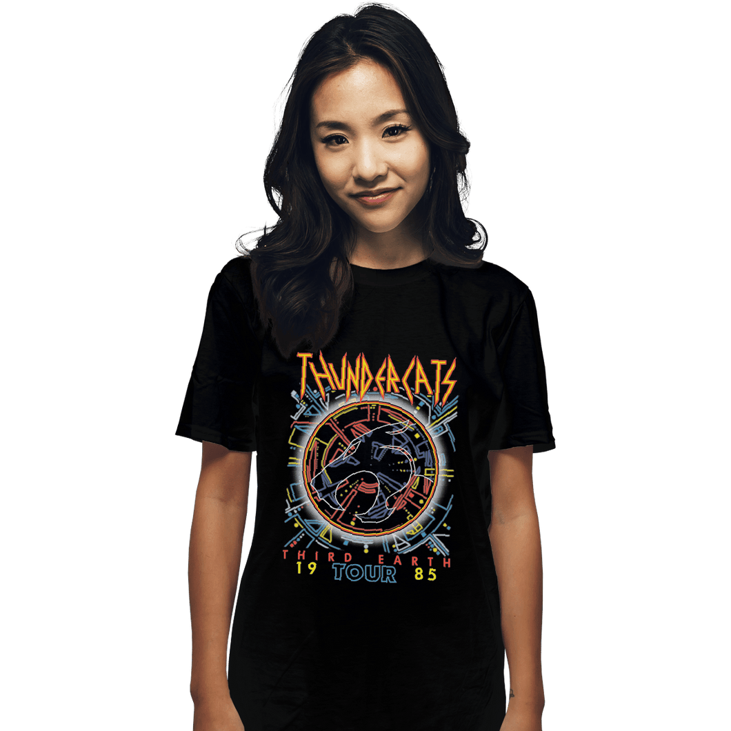 Shirts T-Shirts, Unisex / Small / Black Thundercats Third Earth Tour