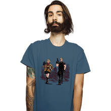 Load image into Gallery viewer, Daily_Deal_Shirts T-Shirts, Unisex / Small / Indigo Blue Leon
