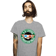 Load image into Gallery viewer, Secret_Shirts T-Shirts, Unisex / Small / Sports Grey Kingston Falls 3D Coffee