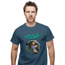 Load image into Gallery viewer, Daily_Deal_Shirts T-Shirts, Unisex / Small / Indigo Blue Spider-Monkey