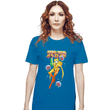 Load image into Gallery viewer, Shirts T-Shirts, Unisex / Small / Sapphire Sailor Samus Power Suit