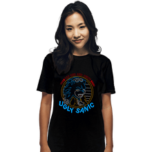 Load image into Gallery viewer, Daily_Deal_Shirts T-Shirts, Unisex / Small / Black Ugly Sanic