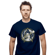 Load image into Gallery viewer, Shirts T-Shirts, Unisex / Small / Navy Moonlight Boldly Night