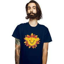 Load image into Gallery viewer, Shirts T-Shirts, Unisex / Small / Navy King Of Leaves
