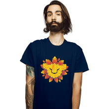 Load image into Gallery viewer, Shirts T-Shirts, Unisex / Small / Navy King Of Leaves