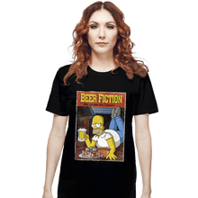 Load image into Gallery viewer, Daily_Deal_Shirts T-Shirts, Unisex / Small / Black Beer Fiction