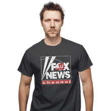 Load image into Gallery viewer, Shirts T-Shirts, Unisex / Small / Charcoal Faux News