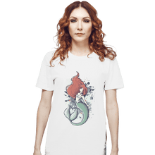 Load image into Gallery viewer, Shirts T-Shirts, Unisex / Small / White The Mermaid