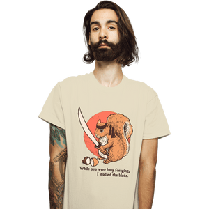 Daily_Deal_Shirts T-Shirts, Unisex / Small / Natural Squirrel Blade