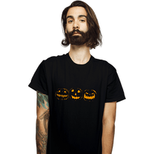 Load image into Gallery viewer, Shirts T-Shirts, Unisex / Small / Black Jack O Lanterns