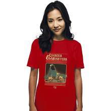 Load image into Gallery viewer, Daily_Deal_Shirts T-Shirts, Unisex / Small / Red Cookies & Monsters