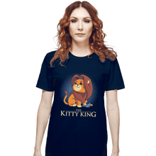 Load image into Gallery viewer, Shirts T-Shirts, Unisex / Small / Navy The Kitty King
