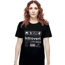 Load image into Gallery viewer, Daily_Deal_Shirts T-Shirts, Unisex / Small / Black Introvert Label