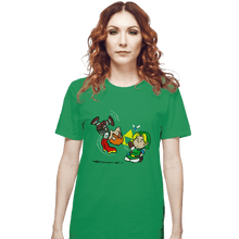 Load image into Gallery viewer, Secret_Shirts T-Shirts, Unisex / Small / Irish Green Triforce Gag