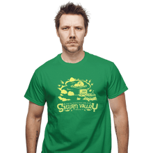 Load image into Gallery viewer, Shirts T-Shirts, Unisex / Small / Irish Green Relax In Saturn Valley