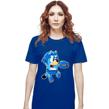 Load image into Gallery viewer, Secret_Shirts T-Shirts, Unisex / Small / Royal Blue Bluey Bomber
