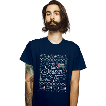 Load image into Gallery viewer, Shirts T-Shirts, Unisex / Small / Navy The Season 'Tis