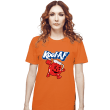 Load image into Gallery viewer, Shirts T-Shirts, Unisex / Small / Orange Kool AF Man