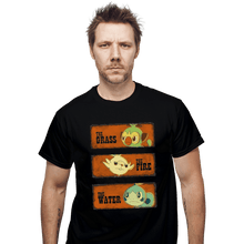 Load image into Gallery viewer, Shirts T-Shirts, Unisex / Small / Black The Grass, The Fire, And The Water