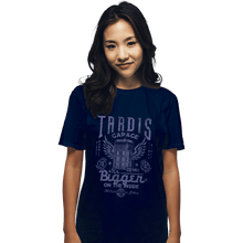 Load image into Gallery viewer, Daily_Deal_Shirts T-Shirts, Unisex / Small / Navy Tardis Garage