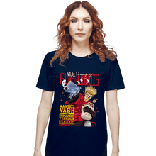 Load image into Gallery viewer, Daily_Deal_Shirts T-Shirts, Unisex / Small / Navy Guns And Donuts