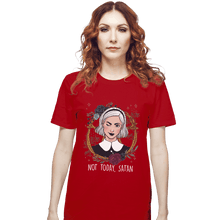 Load image into Gallery viewer, Shirts T-Shirts, Unisex / Small / Red Sabrina Not Today
