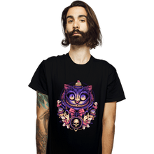 Load image into Gallery viewer, Daily_Deal_Shirts T-Shirts, Unisex / Small / Black The Mysterious Smile
