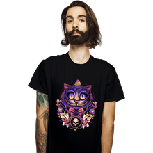 Load image into Gallery viewer, Daily_Deal_Shirts T-Shirts, Unisex / Small / Black The Mysterious Smile