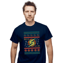 Load image into Gallery viewer, Secret_Shirts T-Shirts, Unisex / Small / Navy Ugly Metroid