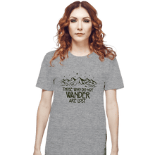 Load image into Gallery viewer, Secret_Shirts T-Shirts, Unisex / Small / Sports Grey Those Who Do Not Wander