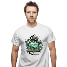 Load image into Gallery viewer, Shirts T-Shirts, Unisex / Small / White Dice Sketch