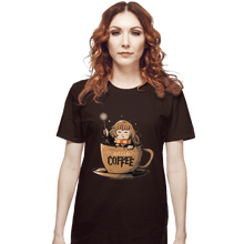Load image into Gallery viewer, Shirts T-Shirts, Unisex / Small / Dark Chocolate Accio Coffee